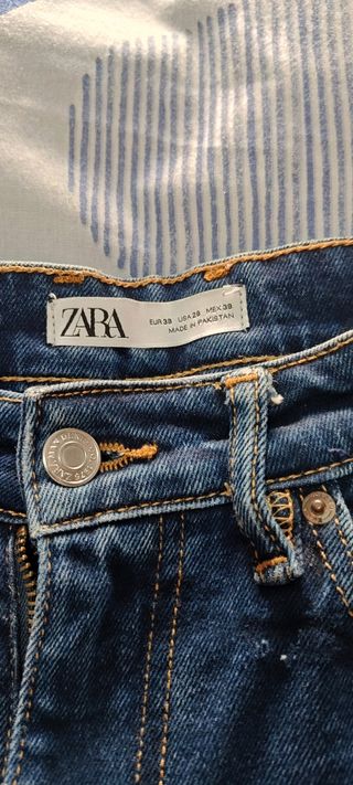 Vaquero corto Zara 