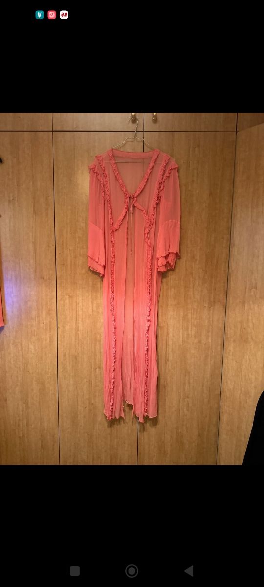 Vestido vaporoso mujer