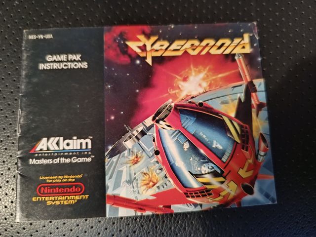 Cybernoid Nintendo Nes NTSC-U Cartucho y Manual