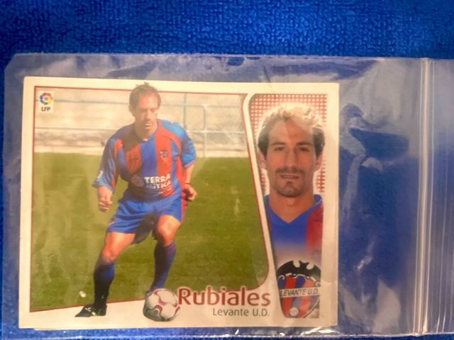 Cromo Oficial LUIS RUBIALES con pelo