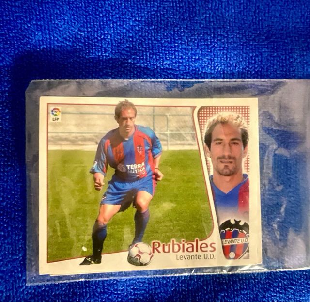 Cromo Oficial LUIS RUBIALES con pelo