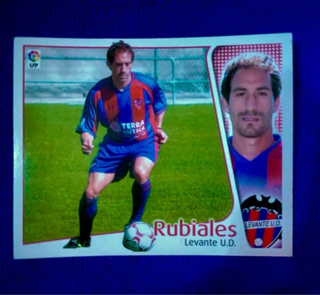 Cromo Oficial LUIS RUBIALES con pelo