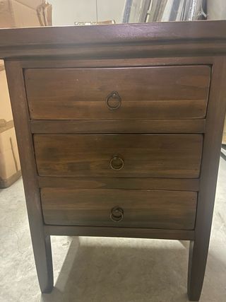 Comodini arte povera legno