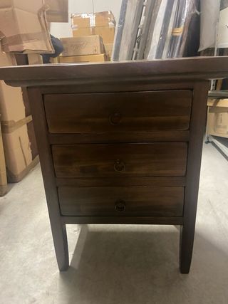 Comodini arte povera legno