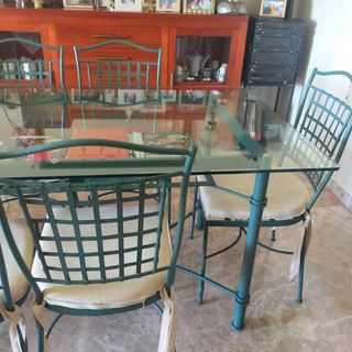 Mesa y sillas de forja.Oferta! Bajada de precio!!