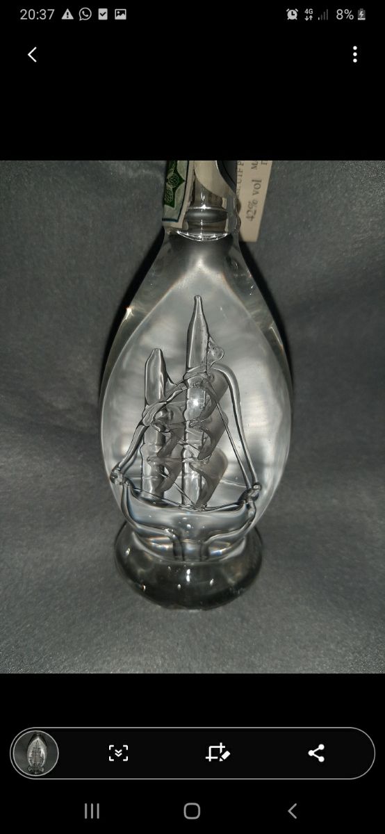 veliero in bottiglia