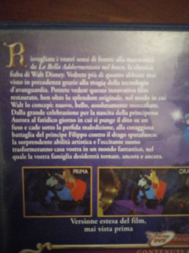 DVD Disney La bella addormentata nel bos