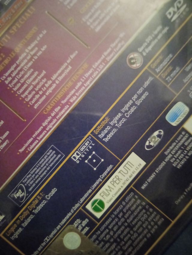 DVD Disney La bella addormentata nel bos