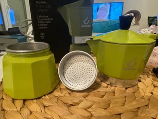 Moka Caffettiera verde 3 tazze 🇮🇹☕️