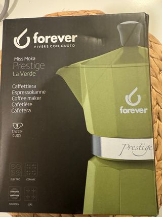 Moka Caffettiera verde 3 tazze 🇮🇹☕️