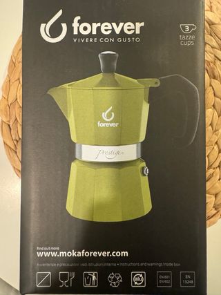 Moka Caffettiera verde 3 tazze 🇮🇹☕️