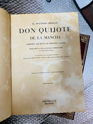 Edicion limitada Don Quijote de la Mancha