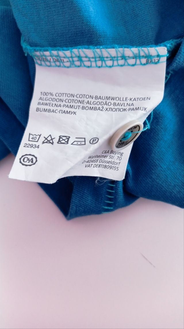 Camiseta manga corta C&A T.S