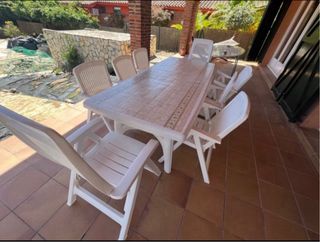 Mesa terraza extensible