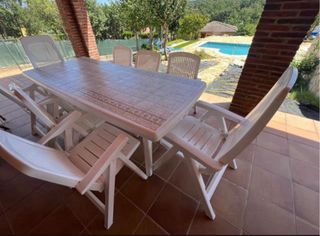 Mesa terraza extensible