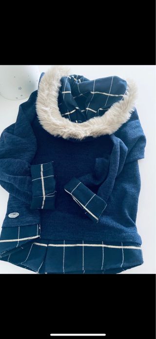 Sudadera de niño con capucha pelo Basmarti