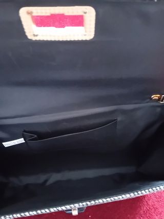 Bolsa bisu bambu prateada