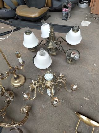 Lote Lámparas antiguas