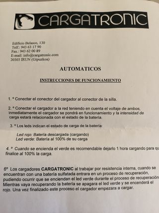 Cargador 24 voltios 
