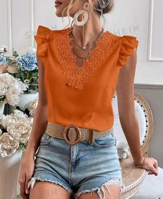 Blusa volantes