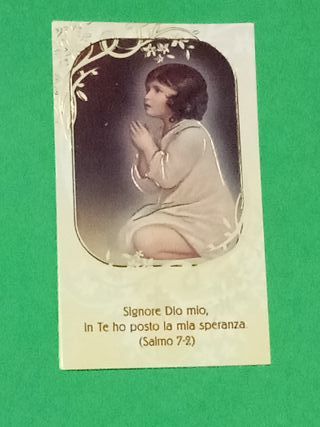 numero 97 immaginette  bimba in preghiera