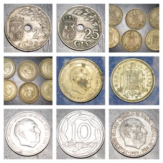 Lote Pesetas 48 Unidades 1870 - 1997 monedas raras