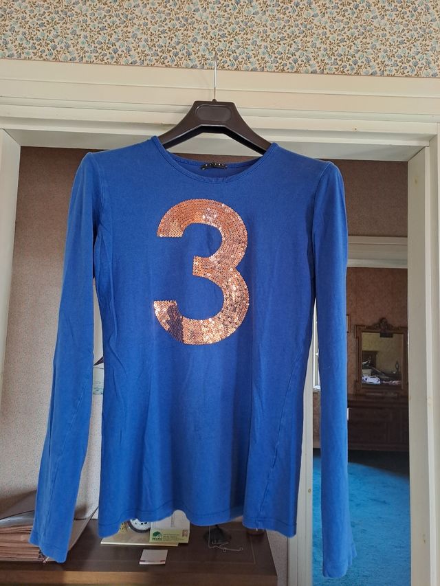 Blusa maniche lunghe Sisley