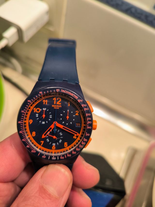 Reloj Swatch SUSN401 Rebirth blue