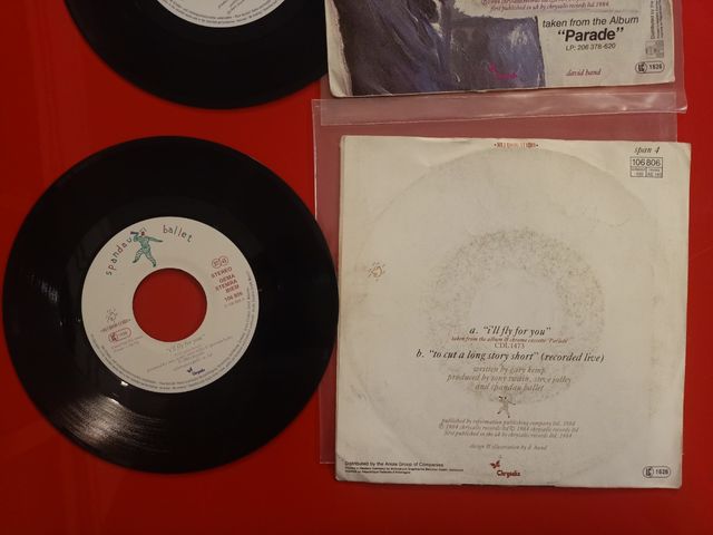 lote 4 singles SPANDAU BALLET