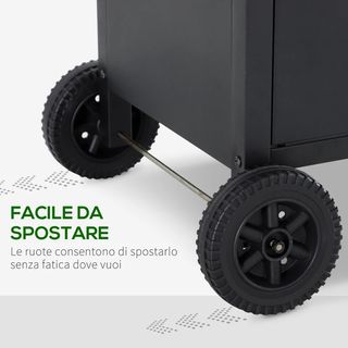  Forno per Pizza Barbecue a Carbonella, BBQ da Est