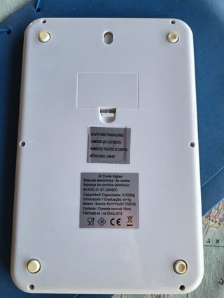 báscula electrónica cocina