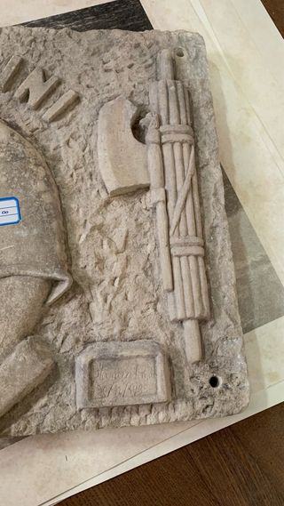 Bassorilievo in pietra primi anni 40/45