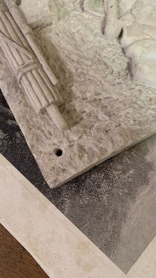 Bassorilievo in pietra primi anni 40/45