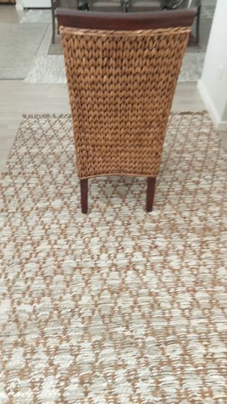 Silla de ratán colonial