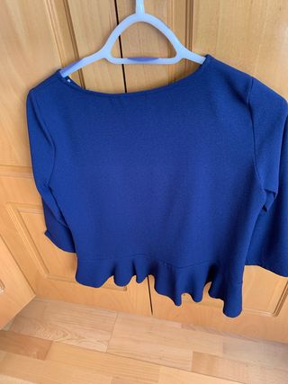 blusa azul marino