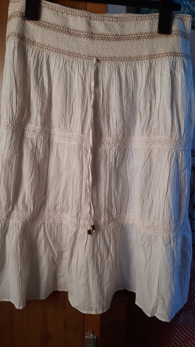 Faldilla blanca nova x estrenar