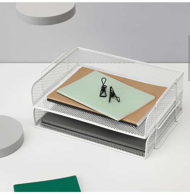 Vassoi metallici per documenti Ikea