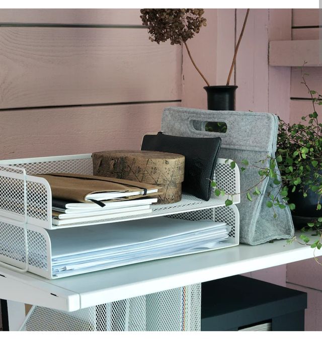 Vassoi metallici per documenti Ikea