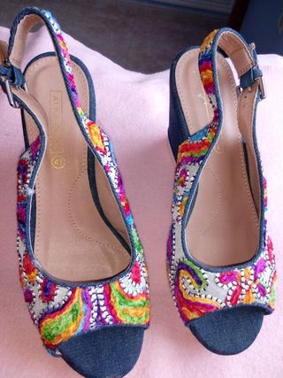 Sandalias con cuña nº 41 de Alex Silva