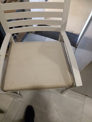 Sillas terraza con cojines