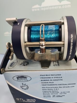 Carrete curricán LineaEffe GTL 300
