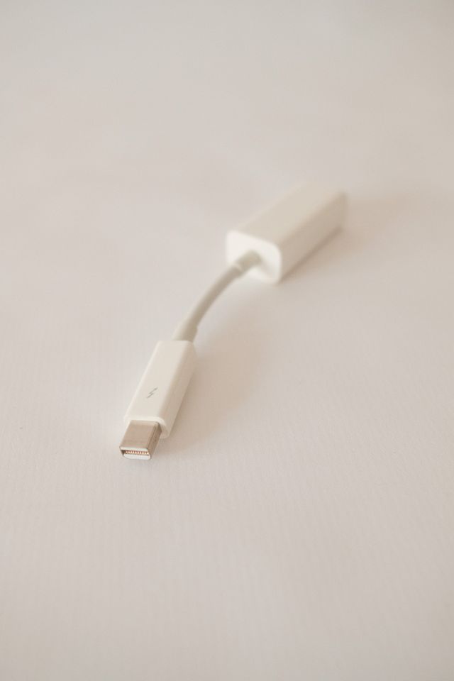 Adaptador de Red Thunderbolt Mini a Ethernet Mac