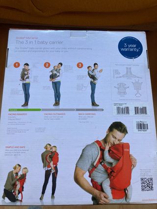 Portabebes Stokke My carrier 3 en 1