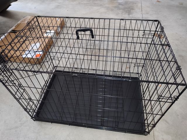 Jaula mediana plegable mascotas