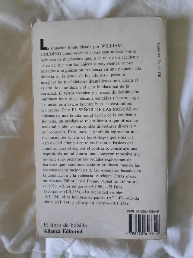 Libro el señor de las moscas