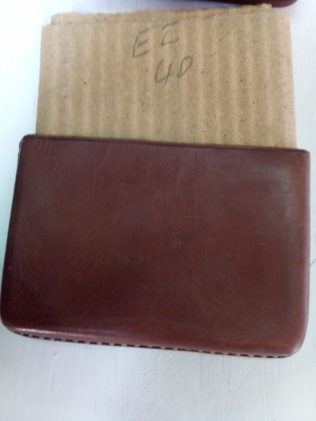 Pitillera de piel de Mallorca de los años 60