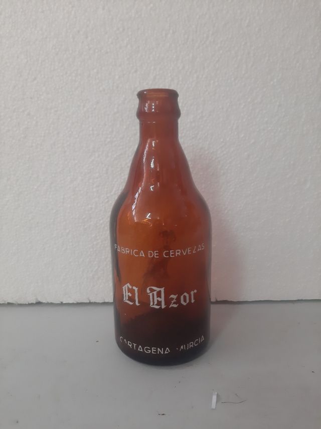 Botella de cerveza antigua EL AZOR