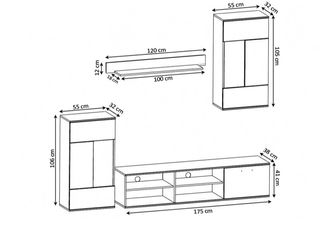 CONJUNTO DE SALON PARA TV