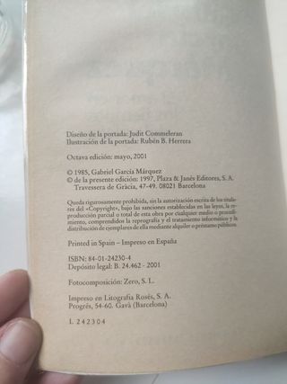 el amor en los tiempos del cólera