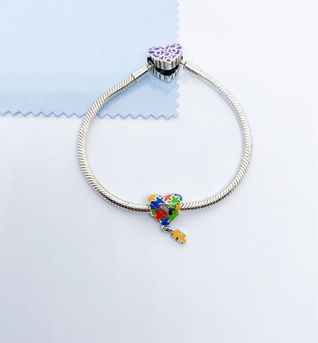 Charm corazón puzzle NUEVO